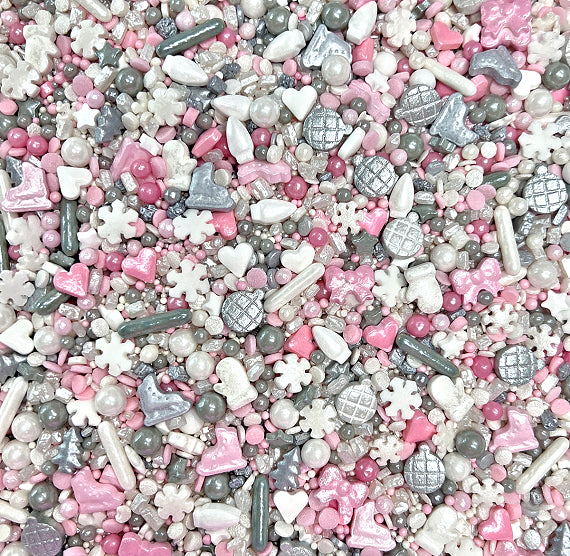 Sprinklefetti™ Sprinkles Mix: Pastel Ice Pink | www.sprinklebeesweet.com