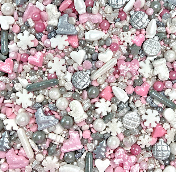 Sprinklefetti™ Sprinkles Mix: Pastel Ice Pink | www.sprinklebeesweet.com