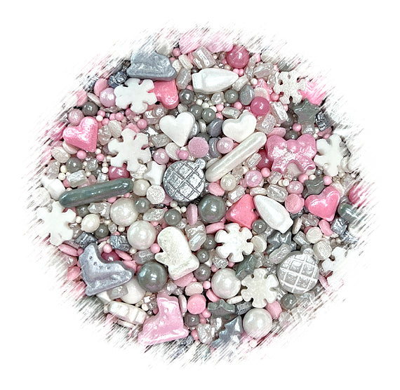 Sprinklefetti™ Sprinkles Mix: Pastel Ice Pink | www.sprinklebeesweet.com