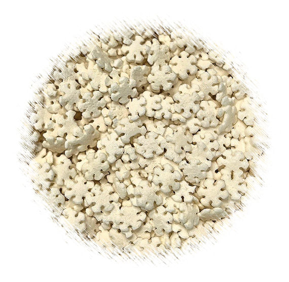 Ivory Snowflake Sprinkles - LAST CALL | www.sprinklebeesweet.com