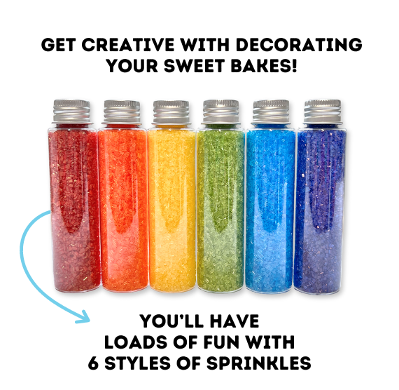 Sprinkle-It® Sprinkles Gift Set: Happy Rainbow SPARKLING SUGAR | www.sprinklebeesweet.com