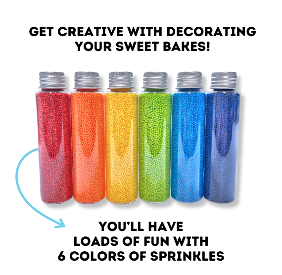 Sprinkle-It® Sprinkles Gift Set: Happy Rainbow NONPAREILS | www.sprinklebeesweet.com