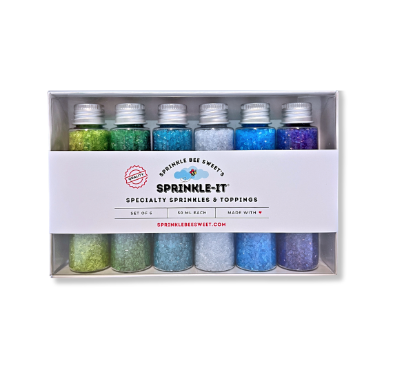Sprinkle-It® Sprinkles Gift Set of 18 Sparkling Sugar | www.sprinklebeesweet.com
