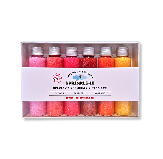 Sprinkle-It® Sprinkles Gift Set of 18 Sparkling Sugar | www.sprinklebeesweet.com