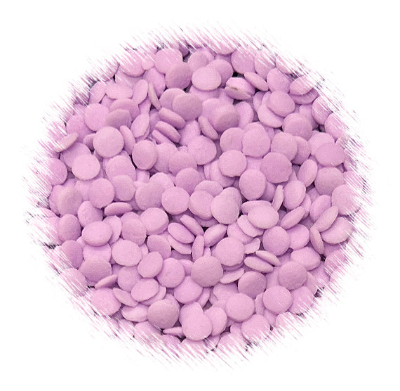 Light Purple Dot Sprinkles: 5mm | www.sprinklebeesweet.com