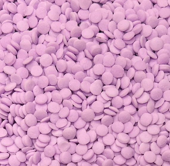 Light Purple Dot Sprinkles: 5mm | www.sprinklebeesweet.com