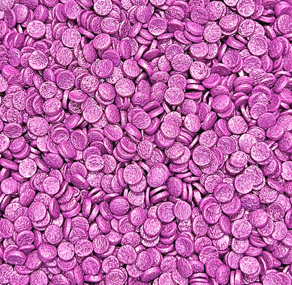 Sprinkle-It® Shimmer Confetti Dot Sprinkles: Lilac 4mm | www.sprinklebeesweet.com