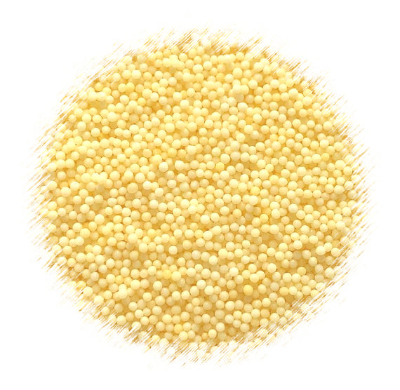 Bulk Nonpareils: Margine Yellow | www.sprinklebeesweet.com