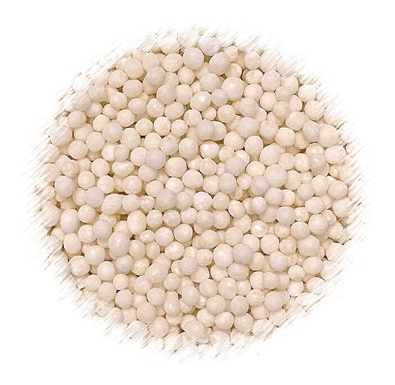 Bulk Sprinkle-It® Tiny Chocolate Crispy Pearls: Plain Off White 3mm | www.sprinklebeesweet.com
