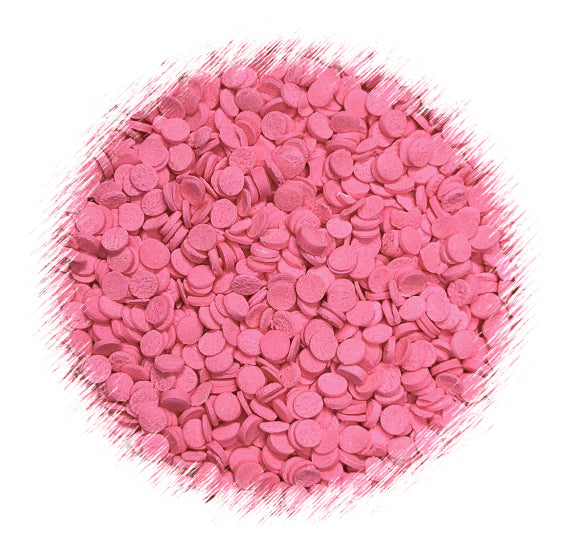 Mini Pink Dot Sprinkles: 3mm | www.sprinklebeesweet.com