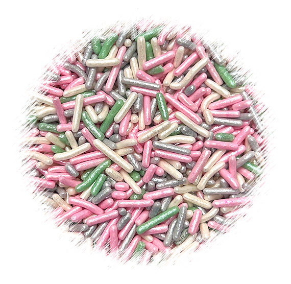 Jimmies Sprinkle Mix: Minty Twirl | www.sprinklebeesweet.com
