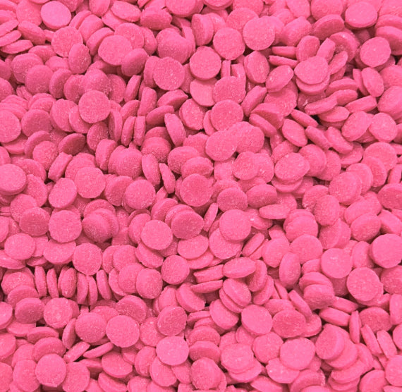 Bright Pink Dot Sprinkles: 5mm | www.sprinklebeesweet.com