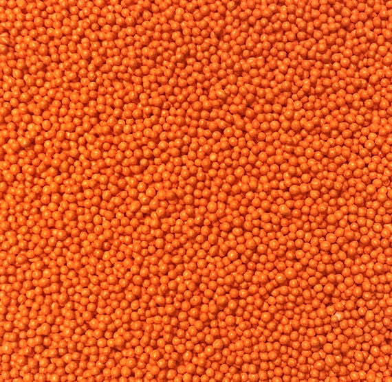 Bulk Nonpareil: Orange - NEW SIZE