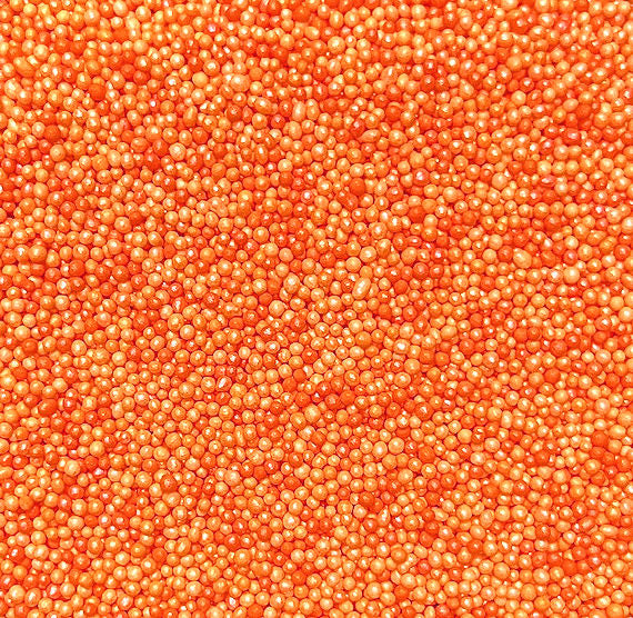 Ombré Nonpareils Mix: Orange - NEW SIZE | www.sprinklebeesweet.com