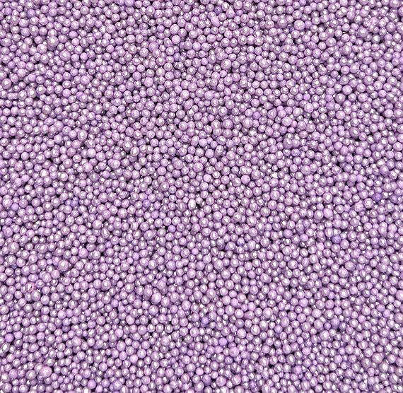 Bulk Nonpareils: Shimmer Light Purple | www.sprinklebeesweet.com