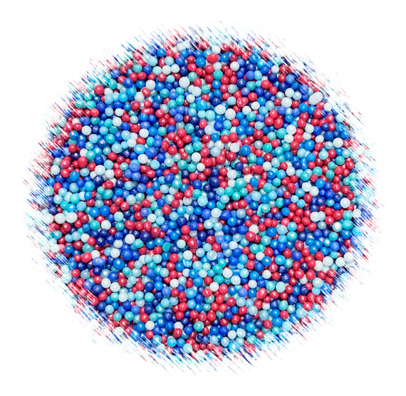 Bulk Shimmer Nonpareils Mix: Snow Day