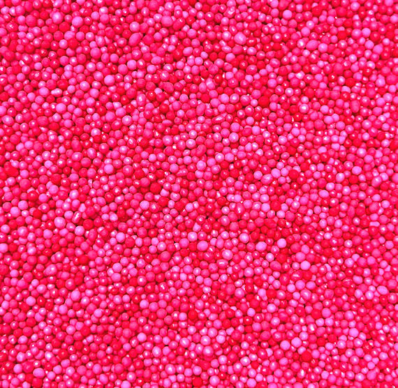 Ombré Nonpareils Mix: Vivid Pink - NEW SIZE | www.sprinklebeesweet.com