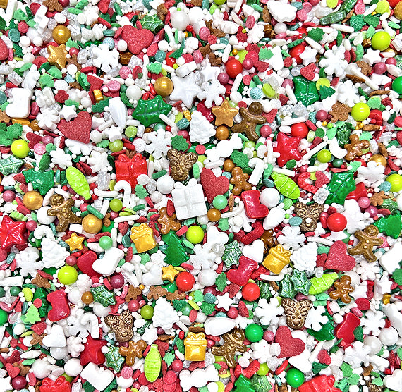 Sprinklefetti™ Christmas Sprinkle Mix | www.sprinklebeesweet.com