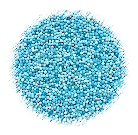 Ombré Nonpareils Mix: Bright Blue | www.sprinklebeesweet.com