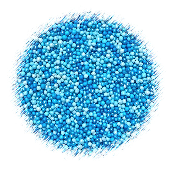 Bulk Nonpareils: Ombre Bright Blue