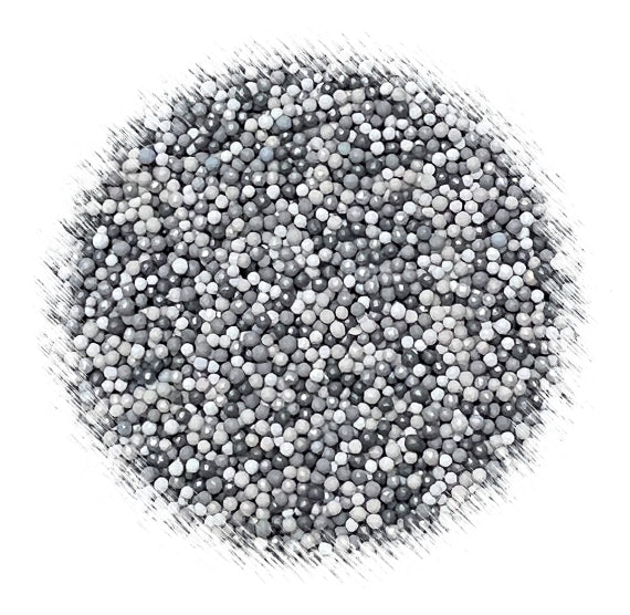 Ombré Nonpareils Mix: Gray
