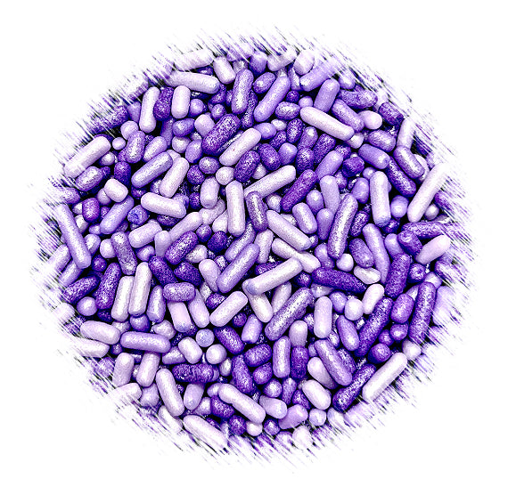 Shimmer Ombre Jimmies: Classic Purple - VERY LIMITED STOCK | www.sprinklebeesweet.com