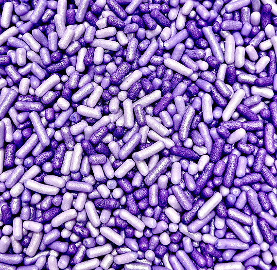 Shimmer Ombre Jimmies: Classic Purple - VERY LIMITED STOCK | www.sprinklebeesweet.com