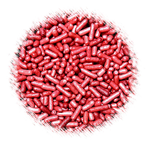 Shimmer Ombre Jimmies: Red - VERY LIMITED STOCK | www.sprinklebeesweet.com