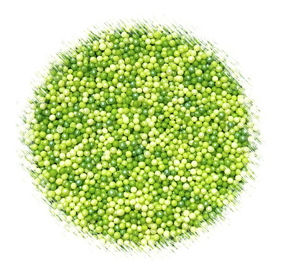 Ombré Nonpareils Mix: Lime | www.sprinklebeesweet.com