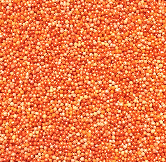 Ombré Nonpareils Mix: Orange | www.sprinklebeesweet.com