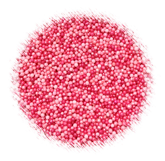 Ombré Nonpareils Mix: Pink | www.sprinklebeesweet.com