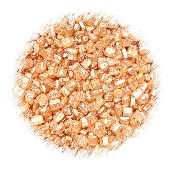 Peach Chunky Sugar Sprinkles - LAST CALL - SAVE MORE ON BULK BAGS | www.sprinklebeesweet.com