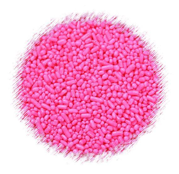 Bulk Sprinkles: Pink Jimmies | www.sprinklebeesweet.com