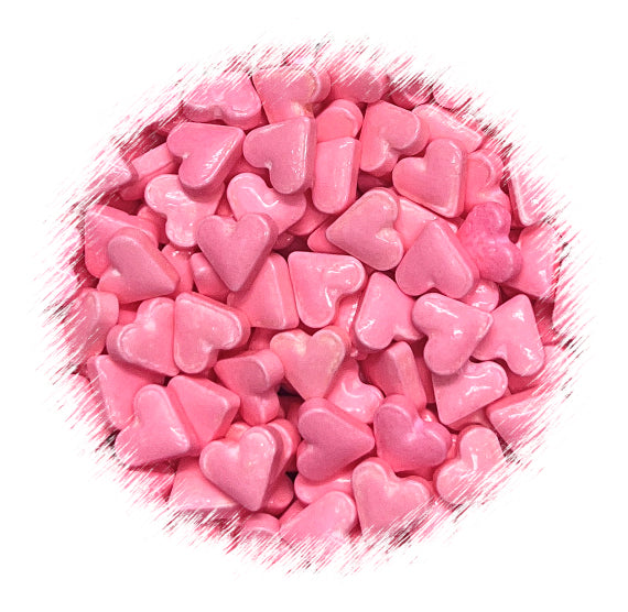 Pink Heart Candy Sprinkles: Small | www.sprinklebeesweet.com