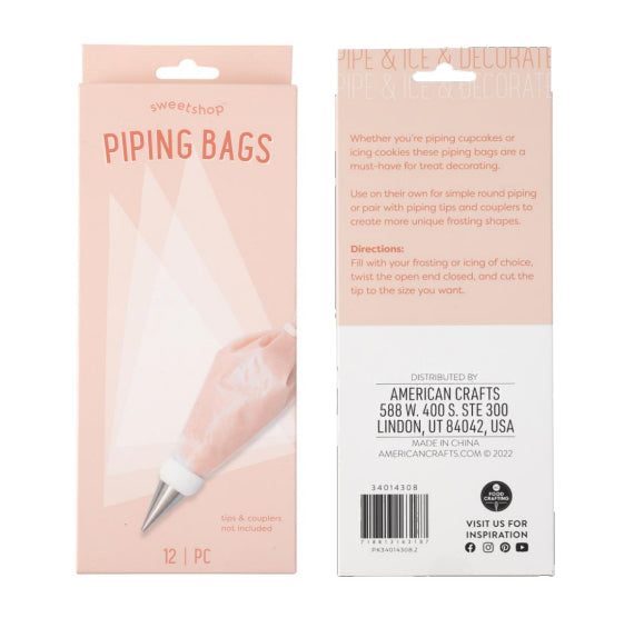 Sweetshop Piping Bags Set of 12 | www.sprinklebeesweet.com