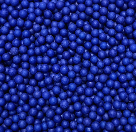Royal Blue Sugar Pearls: 4mm | www.sprinklebeesweet.com