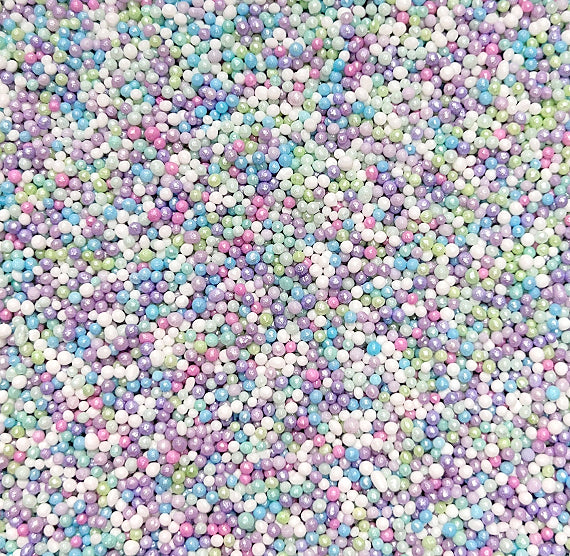 Sea Mist Nonpareils Mix | www.sprinklebeesweet.com