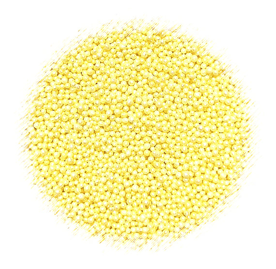 Shimmer Baby Yellow Nonpareils | www.sprinklebeesweet.com