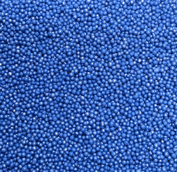 Shimmer Deep Cornflower Blue Nonpareils | www.sprinklebeesweet.com