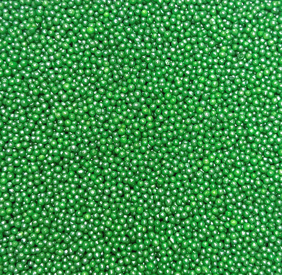 Bulk Nonpareils: Shimmer Grass Green | www.sprinklebeesweet.com