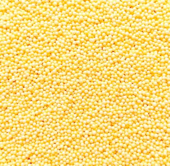 Shimmer Soft Yellow Nonpareils | www.sprinklebeesweet.com