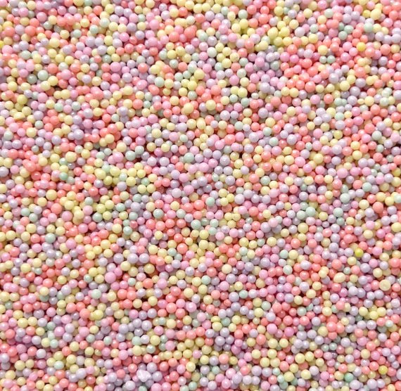 Shimmer Neon Pastel Rainbow Nonpareils Mix | www.sprinklebeesweet.com