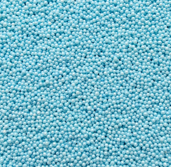 Shimmer Soft Blue Nonpareils | www.sprinklebeesweet.com