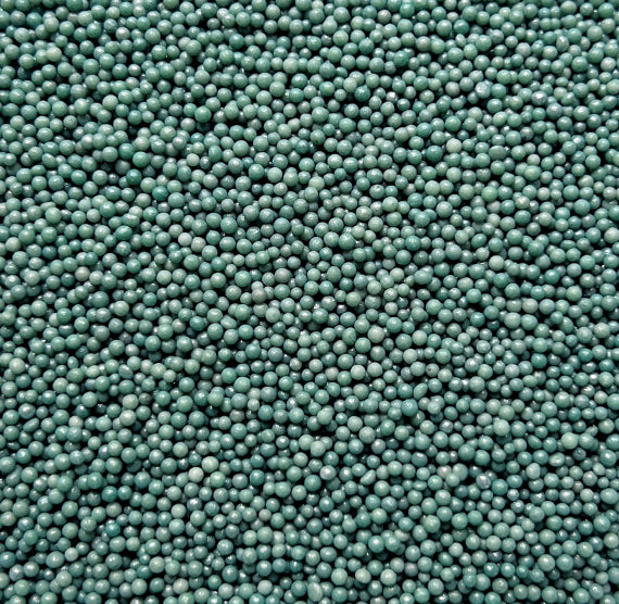 Shimmer Smoky Green Nonpareils | www.sprinklebeesweet.com