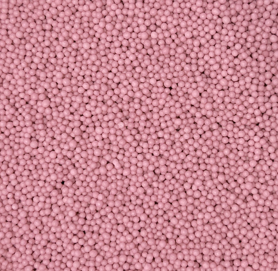 Bulk Nonpareils: Soft Mauve Pink | www.sprinklebeesweet.com
