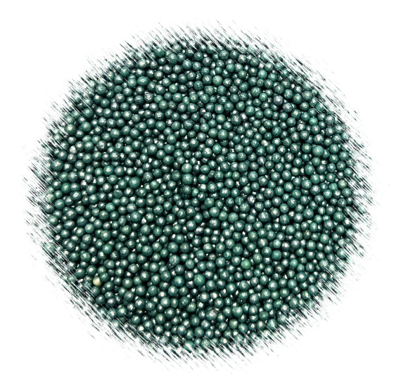 Bulk Nonpareils: Shimmer Spruce Green | www.sprinklebeesweet.com