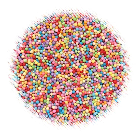 Sweet Rainbow Nonpareils Mix | www.sprinklebeesweet.com