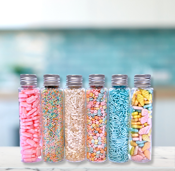 Sprinkle-It® Sprinkles Gift Set of 6: Pastel Summer Sweets | www.sprinklebeesweet.com