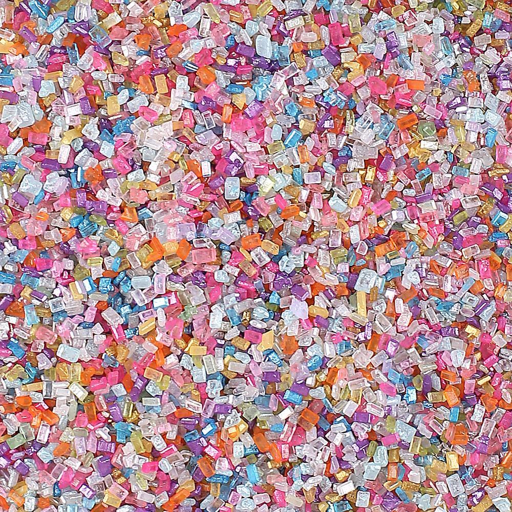 Bulk Sparkling Sugar: Unicorn Rainbow | www.sprinklebeesweet.com