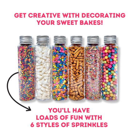 Sprinkle-It® Sprinkles Gift Set of 6: Unicorn Rainbow | www.sprinklebeesweet.com